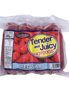 Tender & Juicy Regular Hotdogs 500g
