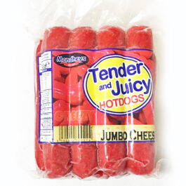 Tender And Juicy Pork Hotdog Cheesy Jumbo