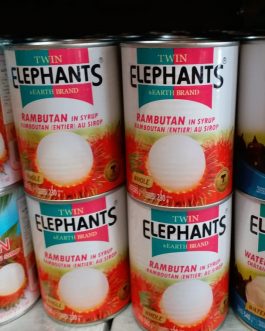 Twin Elephant Rambutan in Syrup