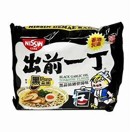 Nissin Noodles Black Garlic Oil Flavour 100g