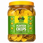 TROPICAL SUN PLANTAIN CHIPS LIGHTLY SALTED 450G