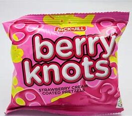 Pretzel Knot Strawberry 28g