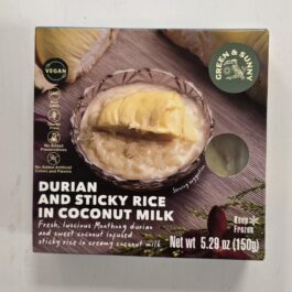 DURIAN AND STICKY RICE IN COCONUT MILK 150G