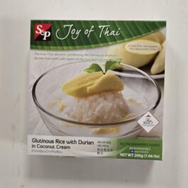 GLUTINOUS RICE WITH DURIAN IN COCONUT CREAM 200G