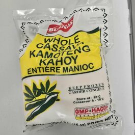 BUENAS WHOLE PEELED FROZEN CASSAVA 4564G