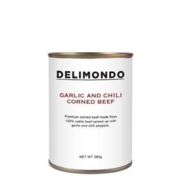 DELIMONDO GARLIC AND CHILI CORNED BEEF 260G